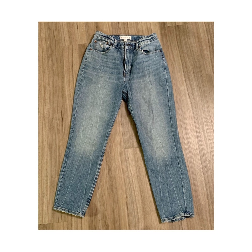 Abercrombie High Rise Mom Jeans